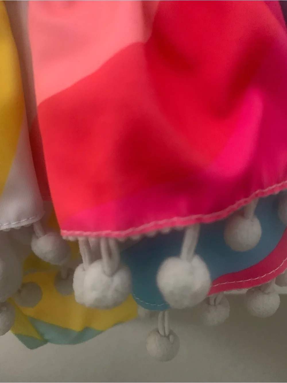 Betsey Johnson bright rainbow